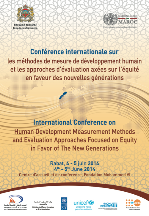 Conférence internationale sur les méthodes de mesure du développement humain et les approches d’évaluation axées sur l’équité en faveur des nouvelles générations